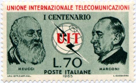 Marconi and Meucci jointly celebrated at the Centenary of ITU